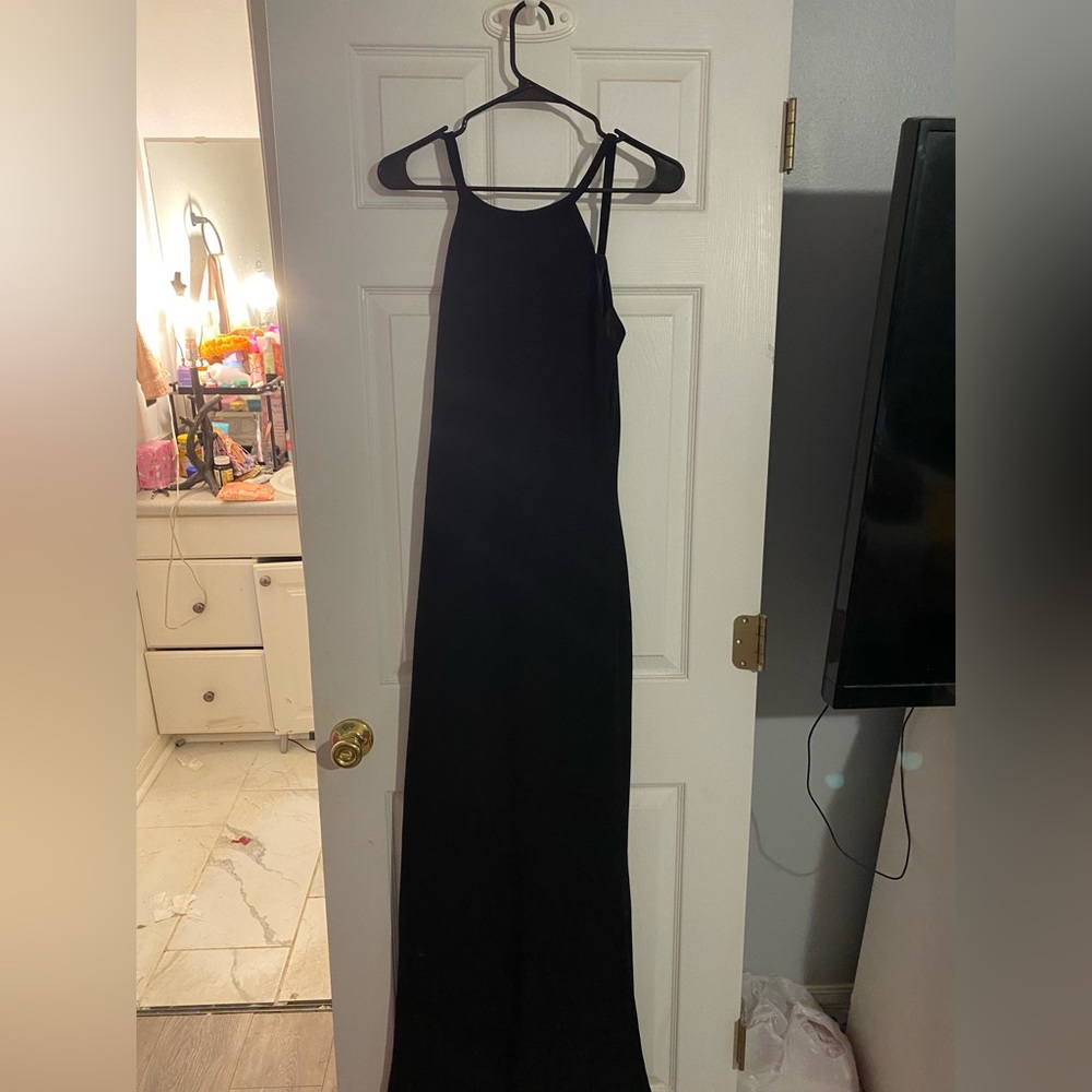 Calvin Klein, size 12 formal black dress. Worn once with no alterations.